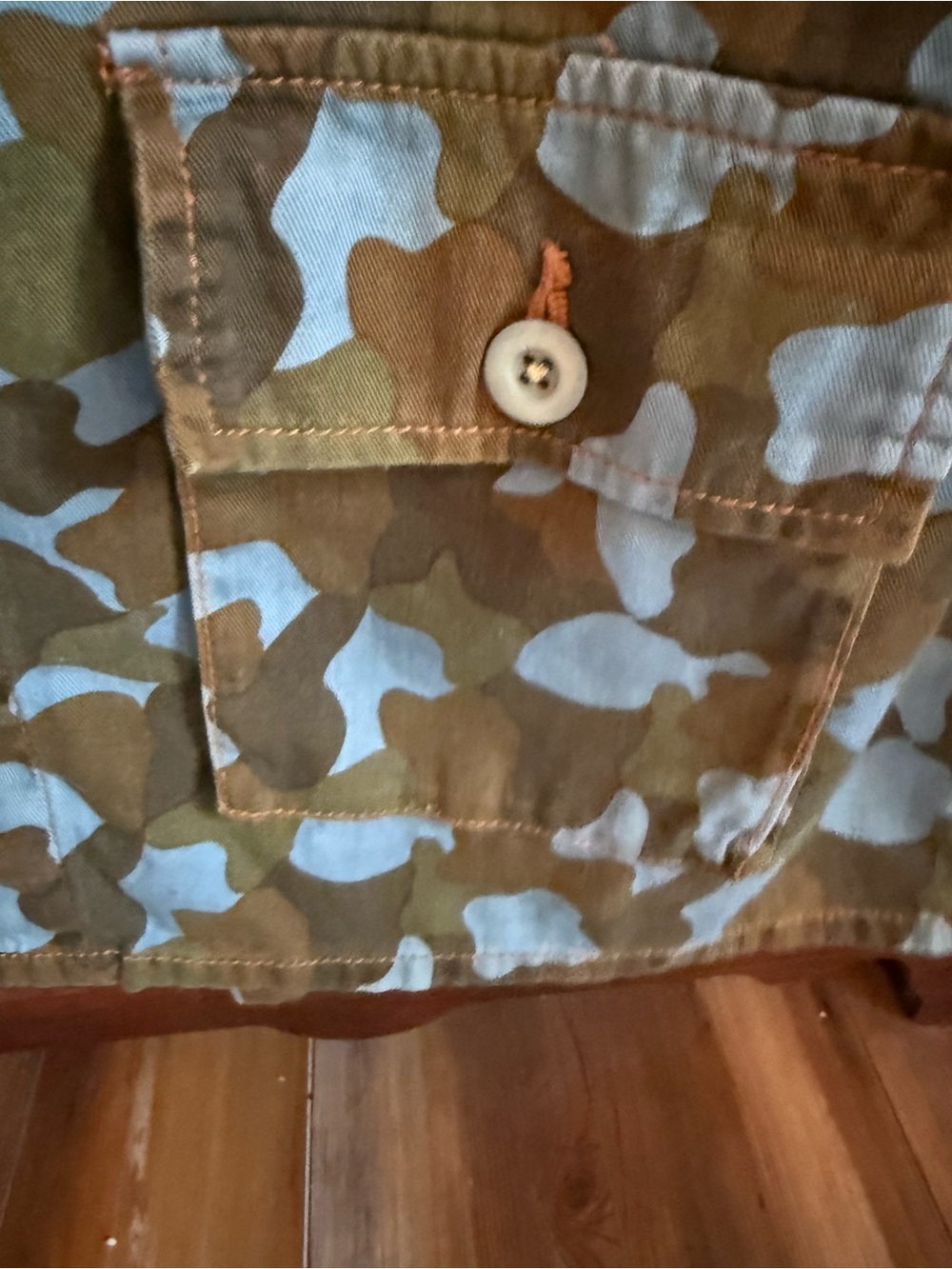Imogene + Willie Goodall Jacket in Indigo Camo XS - Picture 9 of 12